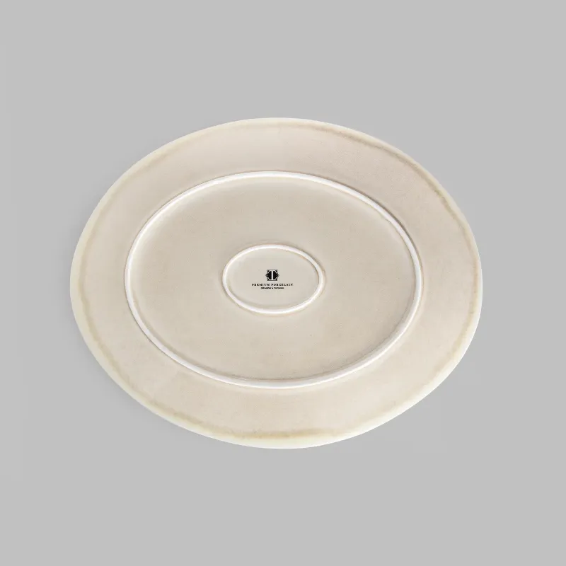 Oval dish Tomita