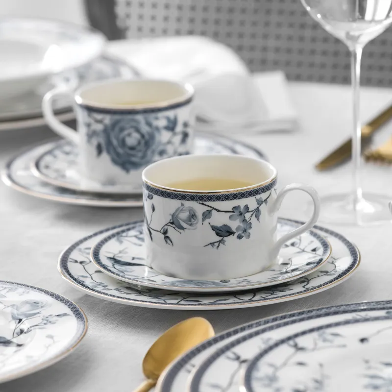 Tea Cup and Saucer set Fiore