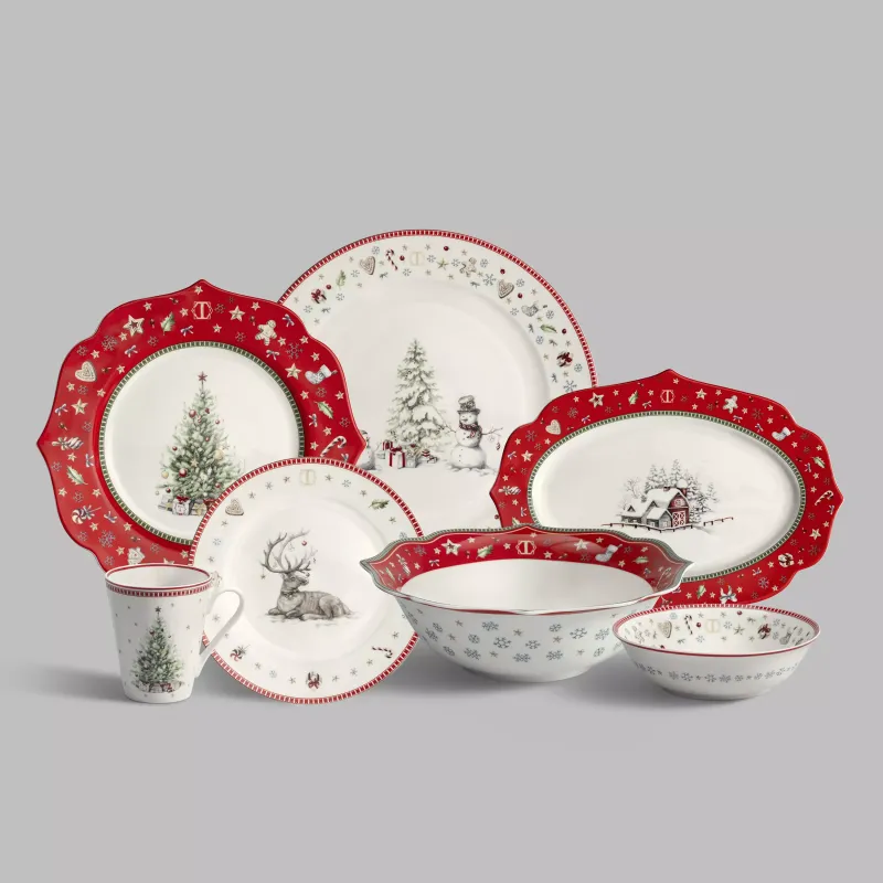 Dessert plate Snowfun