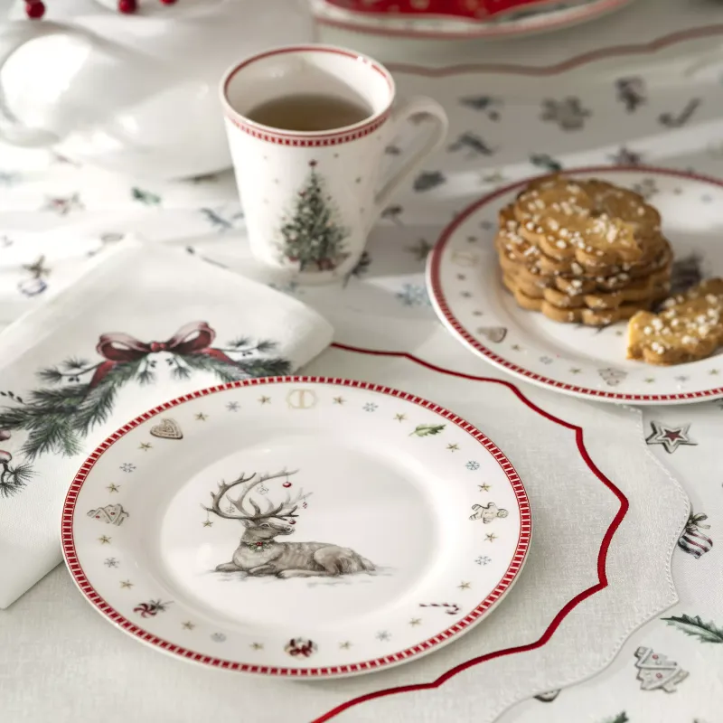 Dessert plate Snowfun
