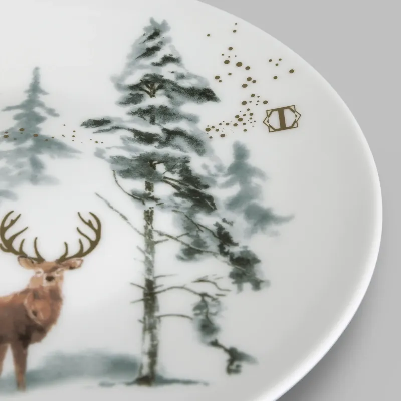 Dessert plate Snowy