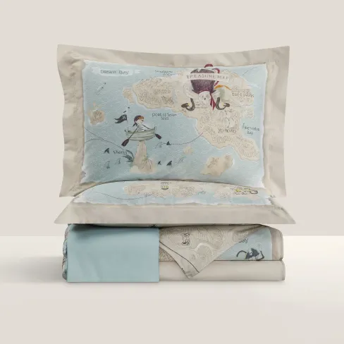 Bed linen set for kids Tortuga