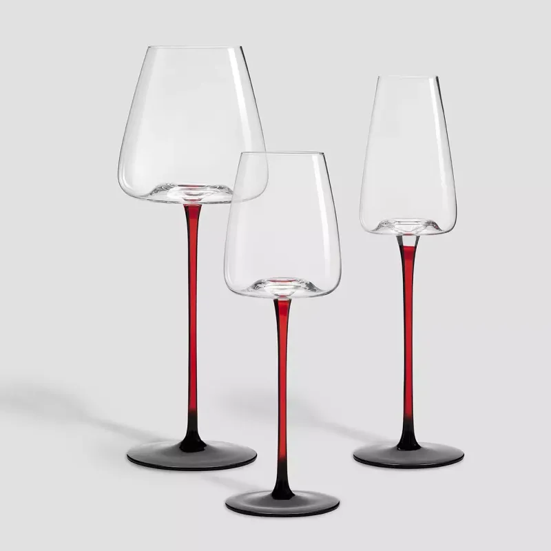 Red wine glasses Midaria