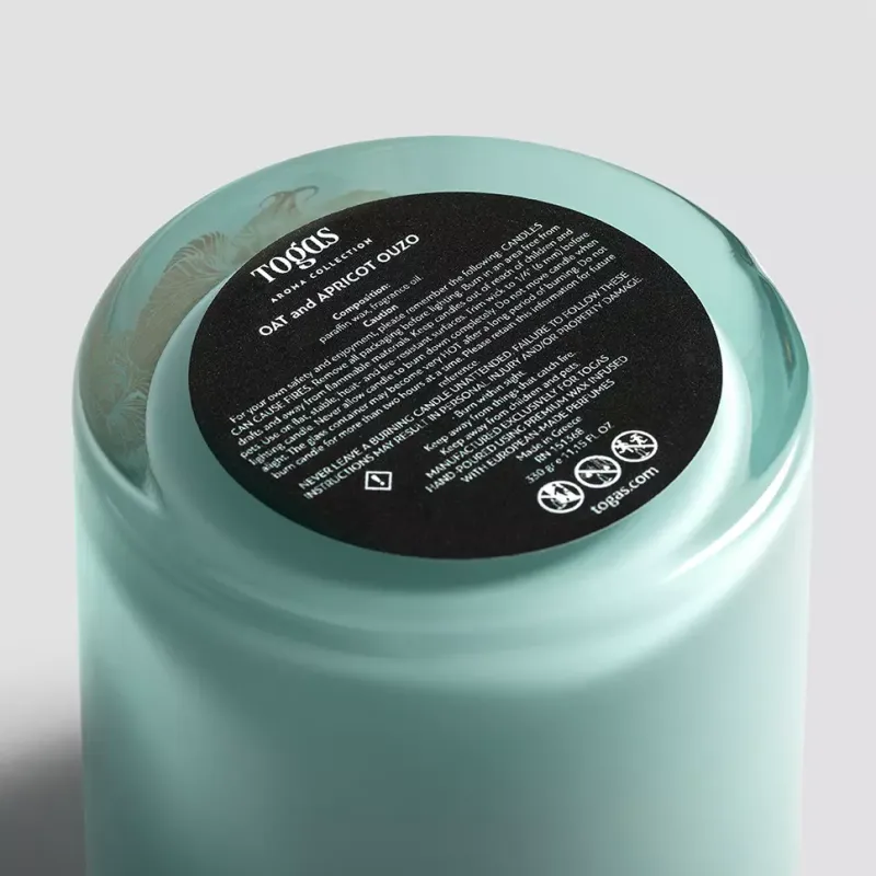 Scented candle Apricot & Oat