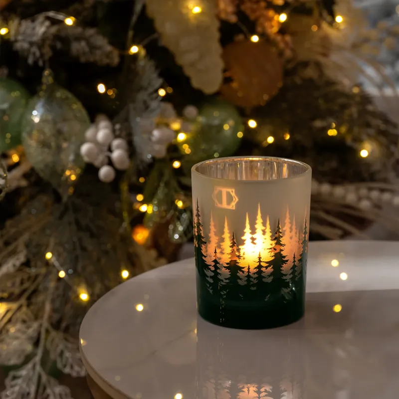 Candle holder Snowy