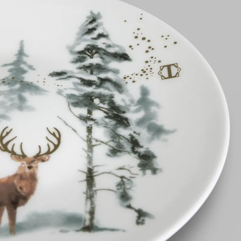 Dessert plate Snowy