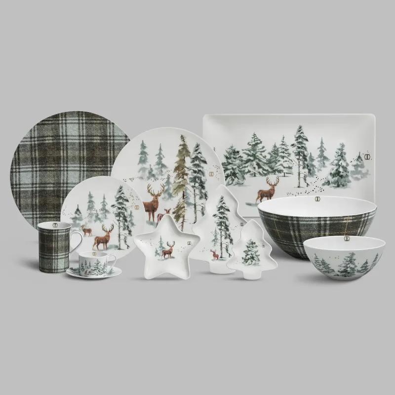 Dessert plate Snowy