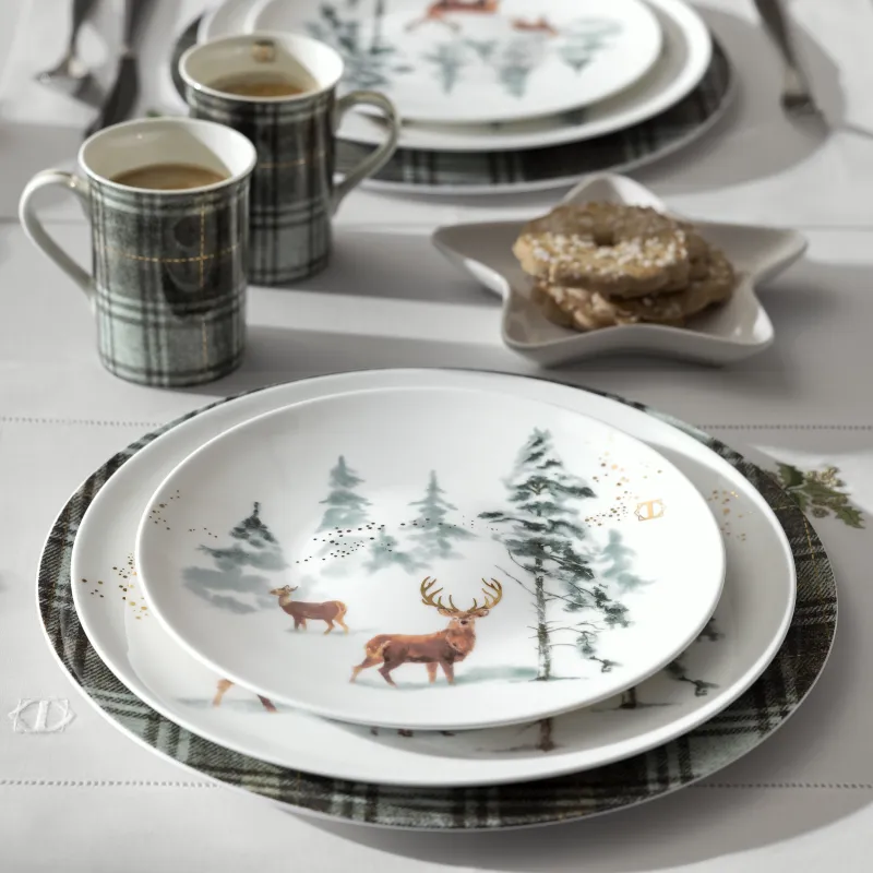 Dessert plate Snowy