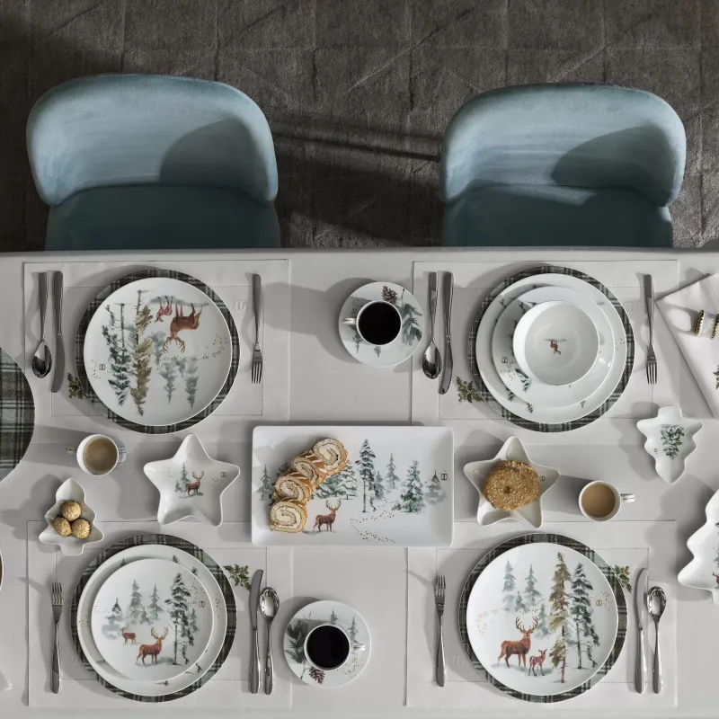 Serving plate Snowy