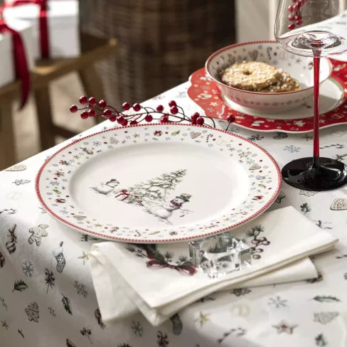Serving plate Snowfun