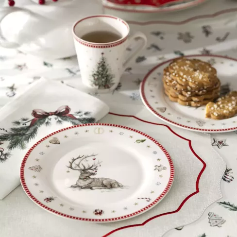 Dessert plate Snowfun