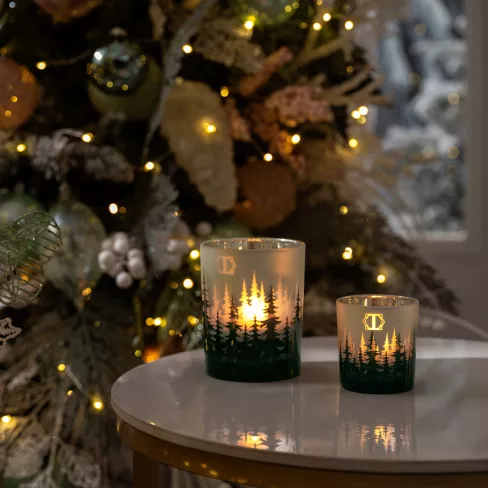 Candle holder Snowy