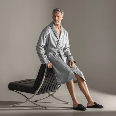 Lightweight robe Anthracite