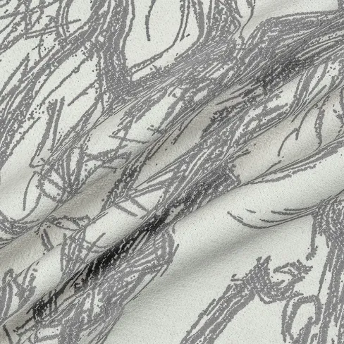Curtain fabric VOLTIRA GRIGIO, width 140 cm
