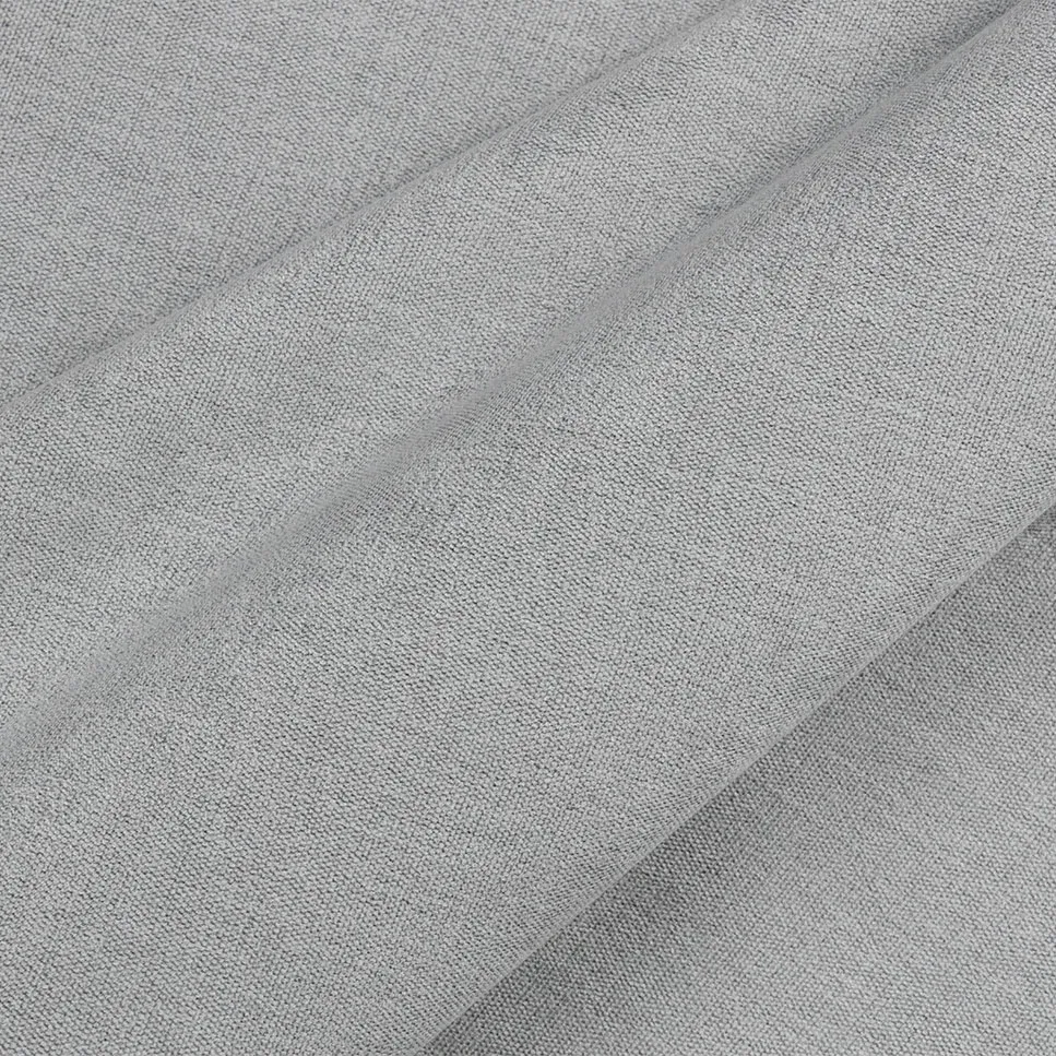 Curtain fabric PAVINO BLACKOUT SILVER, width 278 cm