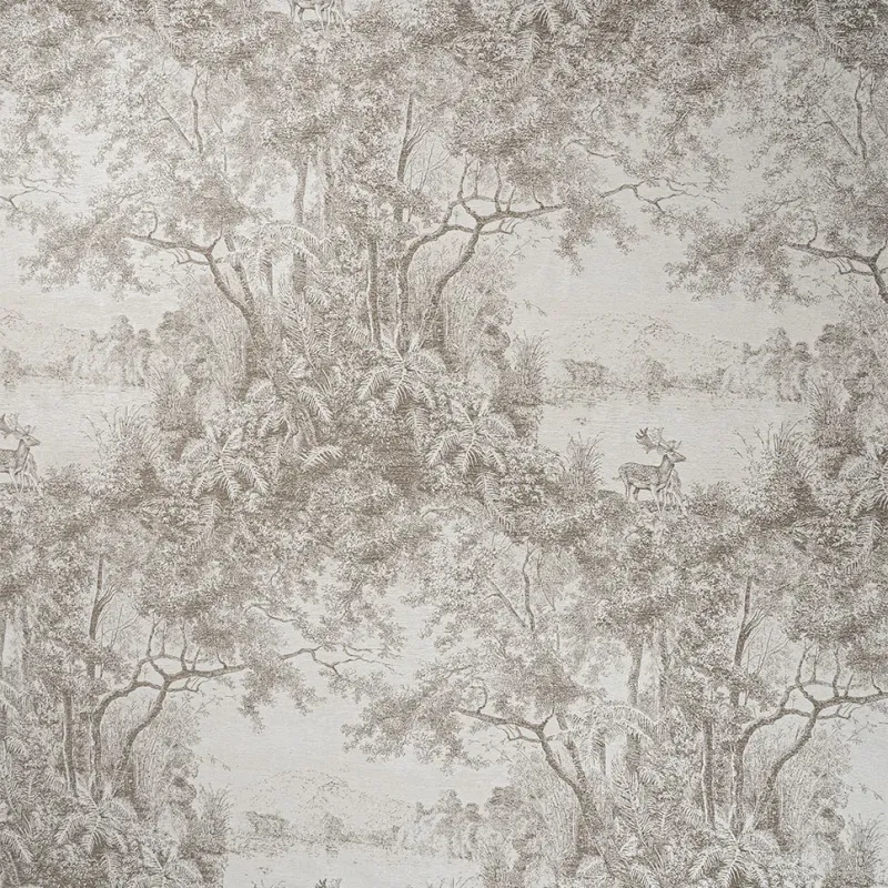 Curtain fabric WEINA BEIGE, width 284 cm