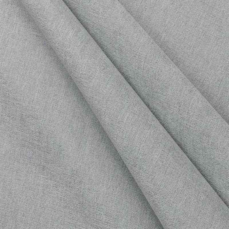 Curtain fabric PAVINO BLACKOUT SILVER, width 278 cm