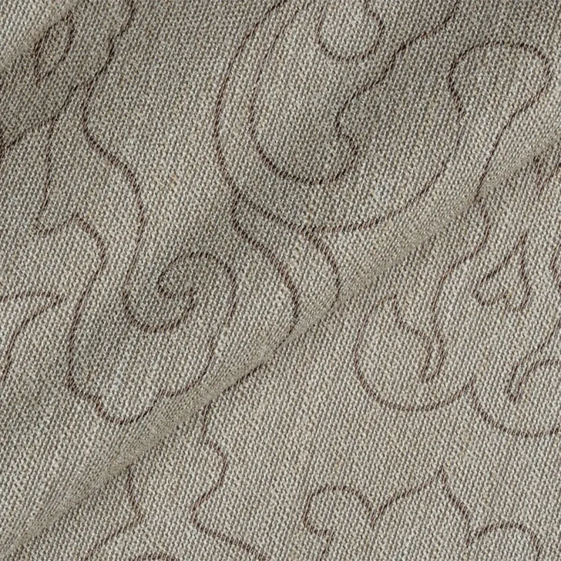 Curtain fabric CORETTA BEIGE, width 320 cm