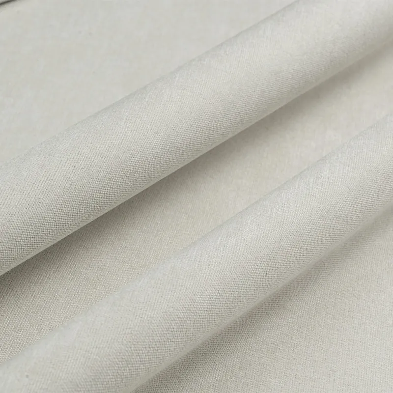 Curtain fabric PAVINO BLACKOUT CREAM, width 299 cm
