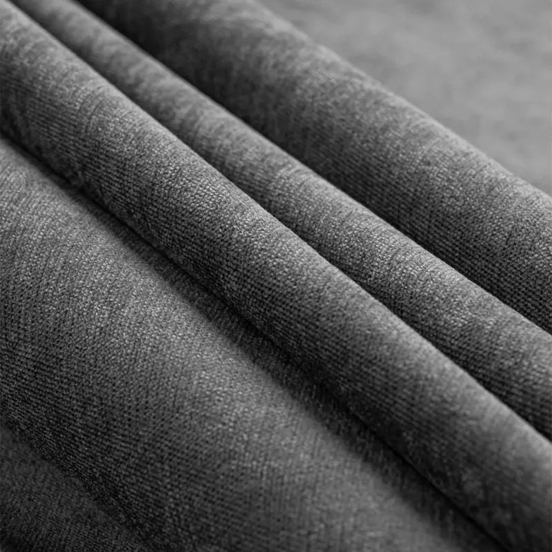 Curtain fabric PAVINO BLACKOUT GRAPHITE, width 278 cm