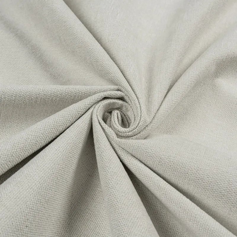 Curtain fabric PAVINO BLACKOUT CREAM, width 299 cm