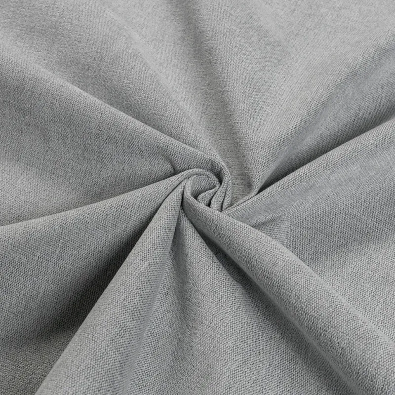 Curtain fabric PAVINO BLACKOUT SILVER, width 278 cm