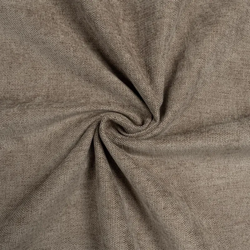 Curtain fabric PAVINO BLACKOUT BROWN, width 278 cm